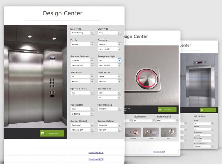 Custom E-commerce Configurator for Elevator Design