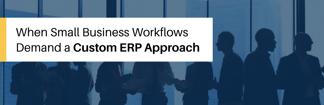 When Small Business Workflows Demand a Custom ERP Approach