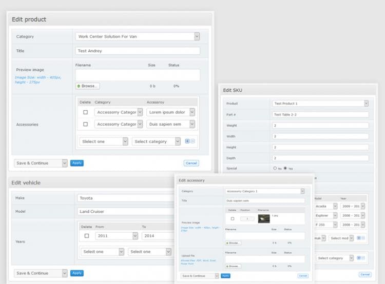 Advanced Catalog Design for Truck Accessories